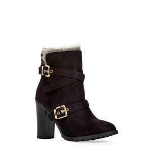 JustFab Vanda‎ Black Boots Sz 11